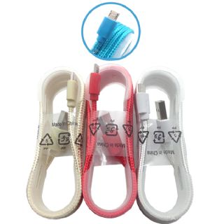 Cabo USB V8 Tecido Tranado