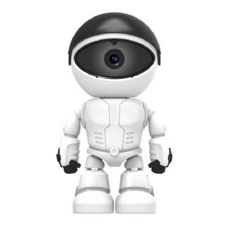 Câmera de Segurança Robô Wifi Visão Noturna Fullhd 1080p - ELE212