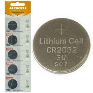 Bateria Alfacell Lithium 3V Cartela Com 5 CR2032