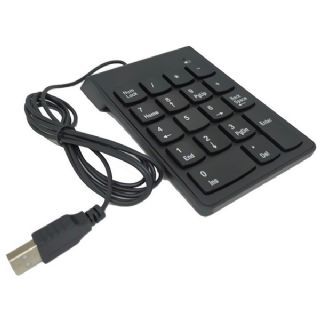 Mini Teclado Numrico Porttil Usb 18 Teclas