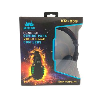HeadSet Com LED KP-359