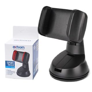 Suporte Veicular  Universal para Celular  com Ventosa de Silicone - SUP56