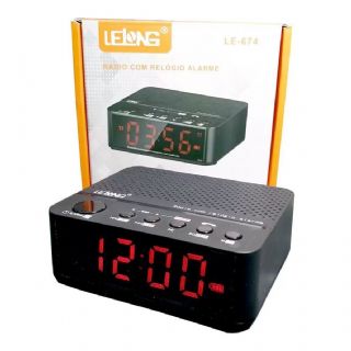 Rádio Relógio Digital Com Alarme - ELE226