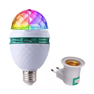 Lmpada Giratoria Globo com Led Para Festa