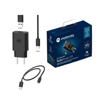 Carregador Turbo Motorola USB-C 68W - CAR112