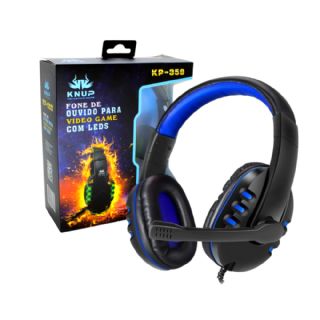 Fone HeadSet Gamer Knup Com Microfone Para USB PC KP-359 - FON92