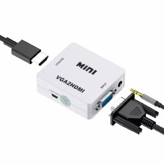 Cabo Conversor Adaptador Vga Para Hdmi Com Sada P2 udio