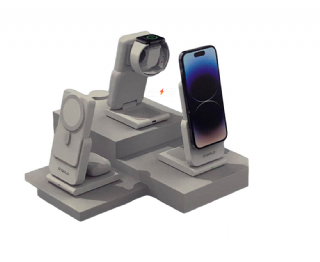 Carregador Por Induo 3 em 1 10000 Com Base Para Celular, Relgio e Fone de Ouvido CAR156