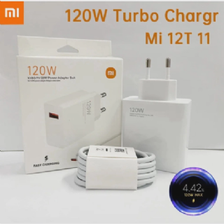 Carregador Turbo 120W  USB-C Compativel Com Iphone 15 Xiaomi CAR140