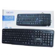 Teclado Com Entrada USB Preto