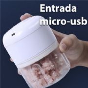 Mini Moedor e Processador de Alimentos Sem Fio Recarreg�vel - ELE233