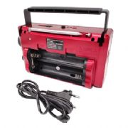 R�dio Port�til AM FM + Leitor de Cart�o + PenDrive - ELE167