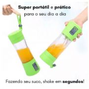 Mini Liquidificador Mixer Garrafa Copo Port�til Recareg�vel Usb - ELE232