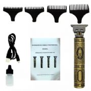 M�quina Aparador De Pelo Recarreg�vel Hair Trimmer Clipper Sk-09 T-blade - ELE225