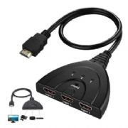 Hub Hdmi Switch 3x1 Duplicador Hdmi 3 Entradas Sem Controle - CAB33