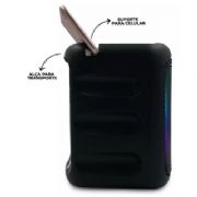 Caixa de Som Port�til com Bluetooth+Cart�o+PenDrive e FM  D-3139 - ELE218