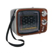 R�dio Port�til AM FM + Leitor de Cart�o + PenDrive KA-8078  - ELE214