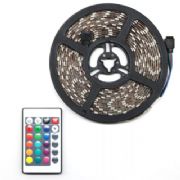 Fita LED Com Controle 5050 RGB Colorida Com Fonte - ELE211