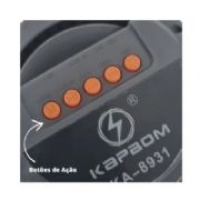 Caixa de Som Bluetooth Kapbom KA-8931 Cart�o + PenDrive e FM - ELE255