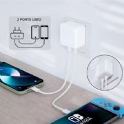 Carregador Turbo 40W Compativel Com iPhone 11- 12-13 + 2 USB-C CAR108