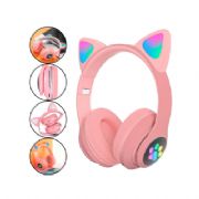 Fone Bluetooth Ka-910 Gatinho com LED - FON109