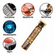 M�quina De Aparar Cabelo Profissional Com Visor Led AL-3919 - ELE251