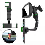 Suporte Veicular para  Celular - Multifuncional - Rotativo Encaixe no Retrovisor - SUP77