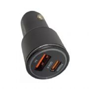 Fonte Veicular 38W 1 USB-C + 1 USB - CAR105