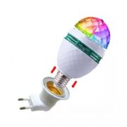 L�mpada Giratoria Globo com Led Para Festa