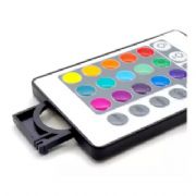 L�mpada Bulbo Led Rgb 3W + Controle Bivolt - ELE169