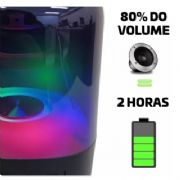 Caixa de Som Bluetooth Altomex AL-1887 com FM+USB+PenDrive+SD - ELE264