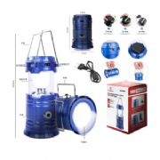 Lanterna Lampi�o Kapbom KA-5800 Recarreg�vel Com Carregamento Solar  - ELE256