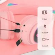 Fone Bluetooth B-19 Gatinho com LED - FON122