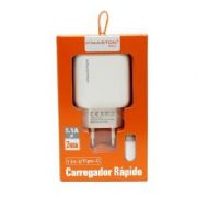 Carregador TURBO H'Maston V8 5.1A   2USB - CARH7