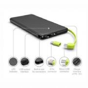 Carregador Port�til 5.000 mAh Compat�vel Com Iphone ,T-C, V8 CAR76
