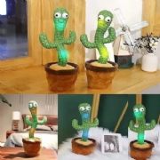 Cacto Dan�ante Brinquedo Falante Toca M�sica Repete a Fala