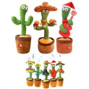 Cacto Dan�ante Brinquedo Falante Toca M�sica Repete a Fala