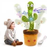 Cacto Dan�ante Brinquedo Falante Toca M�sica Repete a Fala