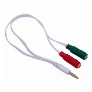 Adaptador Para Audio e Microfone Com Fio - CAB48