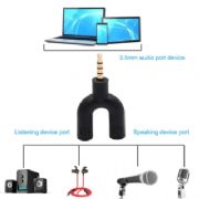 Adaptador para �udio e Microfone Tipo U