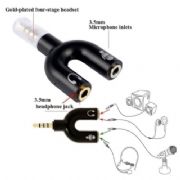Adaptador para �udio e Microfone Tipo U