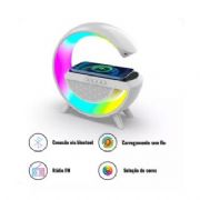 Caixa de Som G Bluetooth Lumin�ria + Carregamento Wireless
