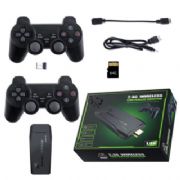 Game Stick 4k 1500 Jogos + 2 Controles Sem Fio 2.G 64gb - GAM41