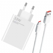 Carregador Turbo 33W  USB-C Compativel Com Iphone 15 Xiaomi CAR142
