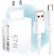 Carregador Turbo 67W  USB-C Compativel Com Iphone 15 Xiaomi CAR141