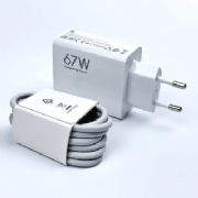 Carregador Turbo 67W  USB-C Compativel Com Iphone 15 Xiaomi CAR141