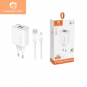 Carregador TURBO H'Maston V8 5.1A   2USB - CARH7