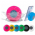 Caixa de Som Bluetooth a  Prova Dgua Box - ELE197