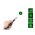 Caneta Laser Pointer Verde Luz Green 5 Pontas Efeitos Estojo