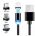 Cabo Magntico 3 Pontas Com Im V8 - Type-C e IOS com Led  - CAB115